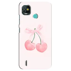 Чохол з розовим принтом для TECNO Pop 5 (BD2p) (Рожеві вишні)