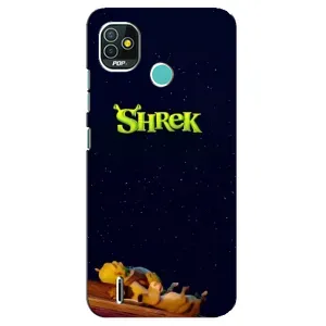 Чехол с принтом «Отдыхающий Шрек» для TECNO Pop 5 (BD2p)