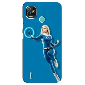 Чохол з принтом Фантастична четвірка для TECNO Pop 5 (BD2p) (Сью Сторм політ)