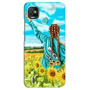 Чохол для Патріота України TECNO Pop 5 (BD2p) - (AlphaPrint) (Україночка)