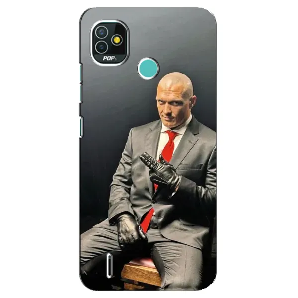 Чохол з принтом «Усик Hitman» для TECNO Pop 5 (BD2p)