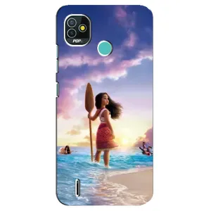 Чохол з мультфільмом Ваяна TECNO Pop 5 (BD2p) (Моана з веслом)