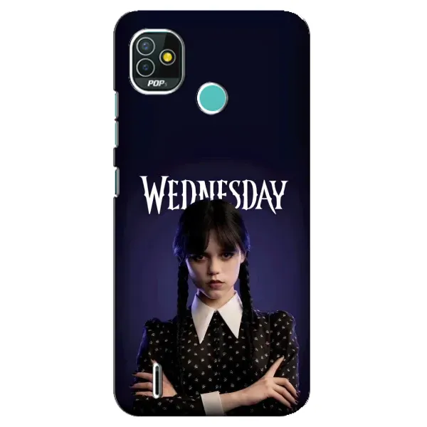 Чехол с принтом «Wednesday» для TECNO Pop 5 (BD2p)