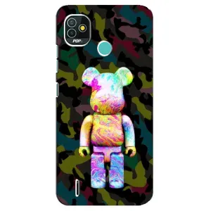 Чохли для TECNO Pop 5 (BD2p) - Bearbrick Louis Vuitton (PREMIUMPrint) (Яскравий Bearbrick)