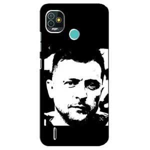 Чехол для TECNO Pop 5 (BD2p) (AlphaPrint - с принтом Зеленского)