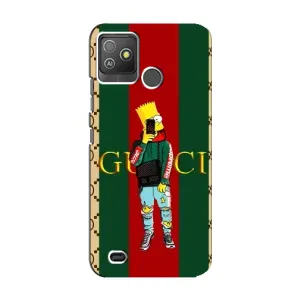 Бренднові Чохли для Tecno Pop 5 GO - (PREMIUMPrint) (Барт ГУЧЧІ)