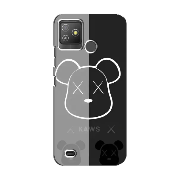 Чохол з принтом «БеарБрік очі» для TECNO Pop 5 GO
