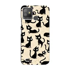 Чехол с рисунком кот на Tecno Pop 5 GO