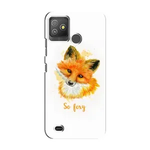 Чохли з картинкою Лисичка для Tecno Pop 5 GO (VPrint) (Дівчинка Лиса)