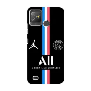 Чохли PSG для Tecno Pop 5 GO (AlphaPrint) (футболка ПСЖ)