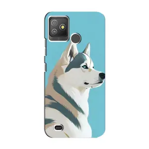 Чохол з Хаскі Tecno Pop 5 GO - (AlphaPrint) (Хаскі арт)