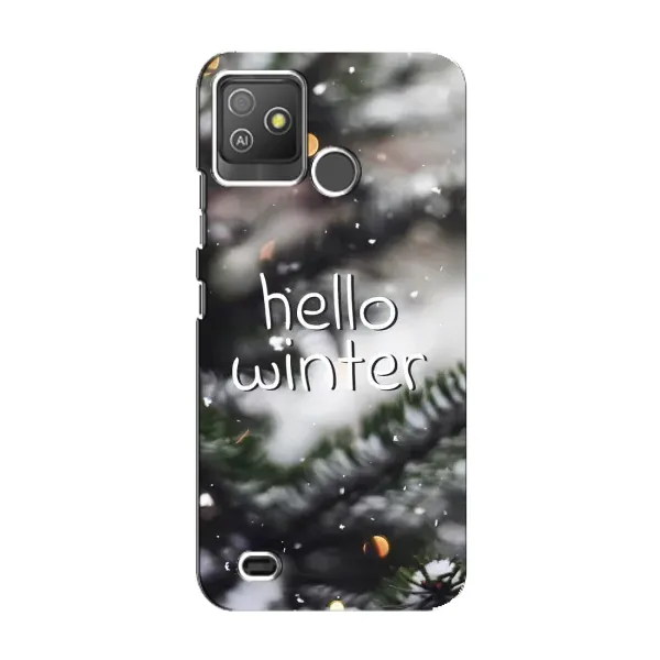 Чехол с принтом «Hello winter» для TECNO Pop 5 GO Чехол с принтом «Hello winter» для TECNO Pop 5 GO