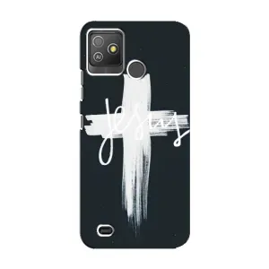 Чехол для Tecno Pop 5 GO (AlphaPrint) - (Христианские) (Иисус)