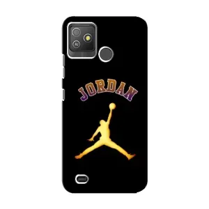 Чохли для Tecno Pop 5 GO - з картинкою JORDAN (AlphaPrint) (Jordan Gold)