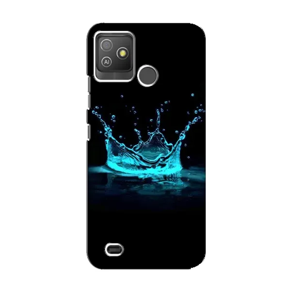 Чехол с принтом «Капля короны» для TECNO Pop 5 GO