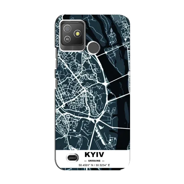 Чохол з принтом «Київ» для TECNO Pop 5 GO