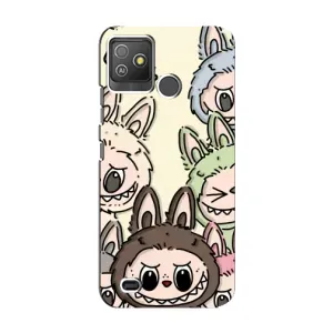 Чохол з Лабубу на Tecno Pop 5 GO (Золота мавпа Bored Ape)