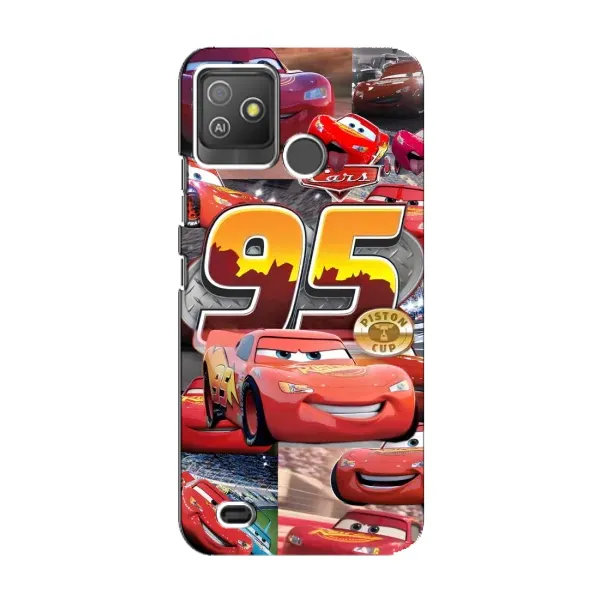 Чохол з принтом «Колаж Блискавка Маквін» для TECNO Pop 5 GO Чохол з принтом «Колаж Блискавка Маквін» для TECNO Pop 5 GO