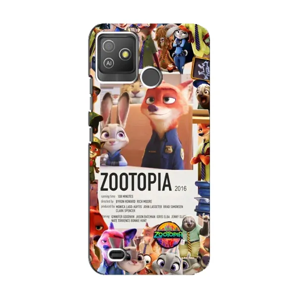 Чохол з принтом «Постер Зоотрополіс» для TECNO Pop 5 GO