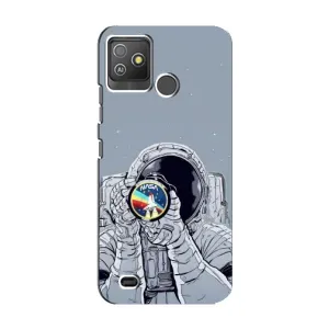 Чохол NASA для Tecno Pop 5 GO (AlphaPrint) (Космонавт фото)