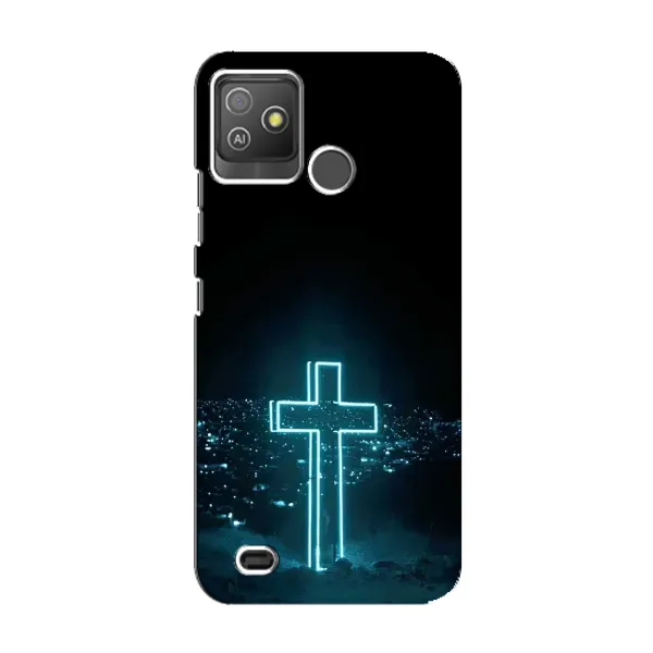Чохол з принтом «Хрест і місто» для TECNO Pop 5 GO Чохол з принтом «Хрест і місто» для TECNO Pop 5 GO