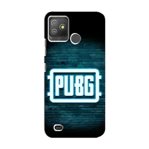 Чеjхол PUBG для ТЕКНО Поп 5 ГО (AlphaPrint) (Лого PUBG)