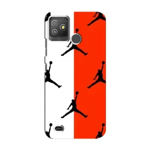 Чохли для Tecno Pop 5 GO - з картинкою JORDAN (AlphaPrint) (Лого Джордан)