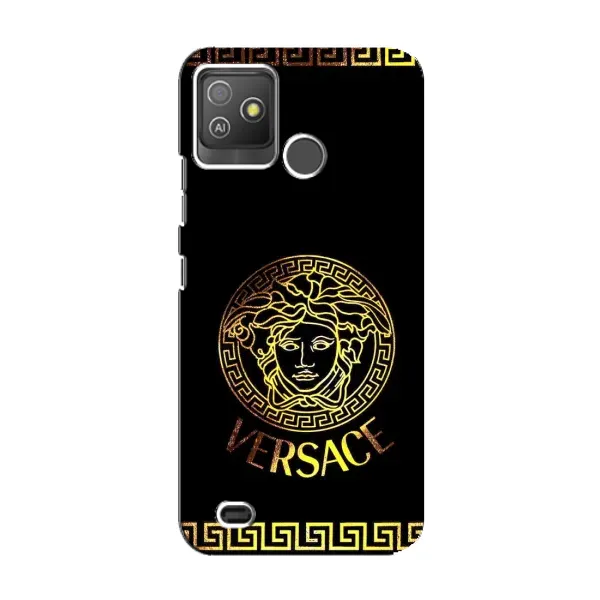 Чохол з принтом «Logo Versace» для TECNO Pop 5 GO