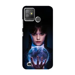 Чохол з дизайном Венздей 2 на Tecno Pop 5 GO (Магічна сфера Венздей)