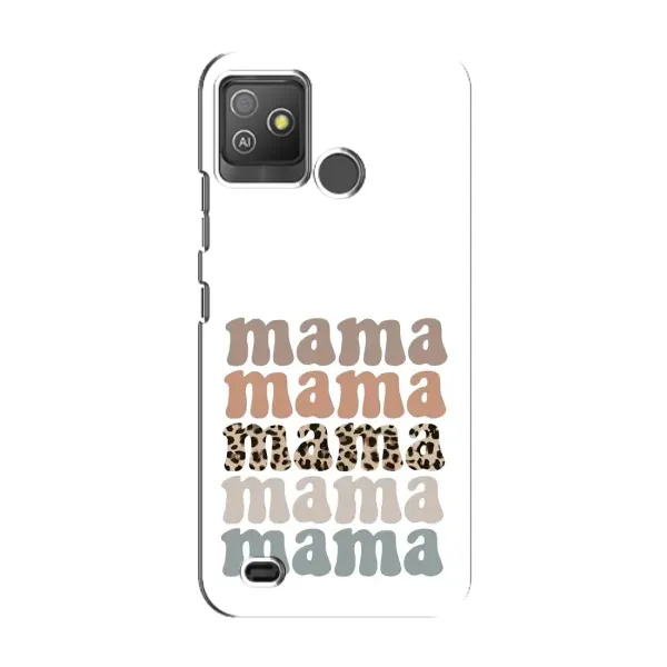 Чохол з принтом «Текстовий колаж мама» для TECNO Pop 5 GO Чохол з принтом «Текстовий колаж мама» для TECNO Pop 5 GO