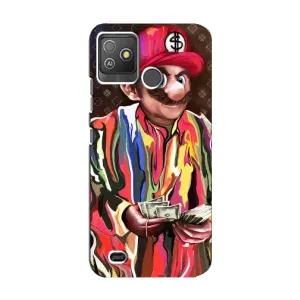 Бренднові Чохли для Tecno Pop 5 GO - (PREMIUMPrint) (Mario LV)
