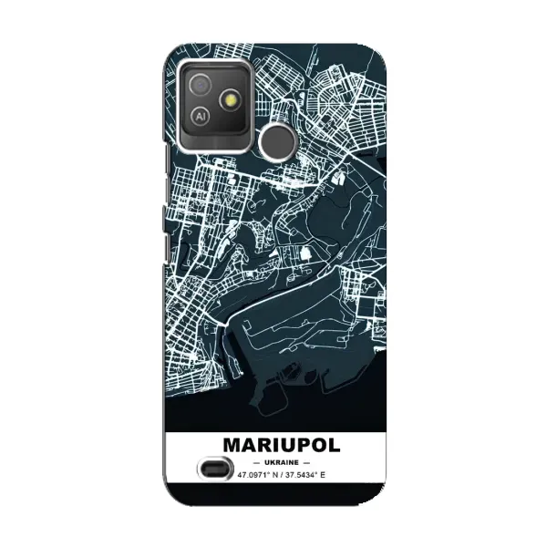 Чохол з принтом «Маріуполь» для TECNO Pop 5 GO