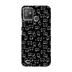 Чохол з принтом для Tecno Pop 5 GO (AlphaPrint) Модні коти (Маленькі котики)