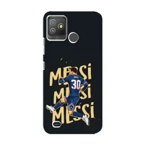 Чохли для Tecno Pop 5 GO (Leo чемпіон) (AlphaPrint) (Messi ПСЖ)