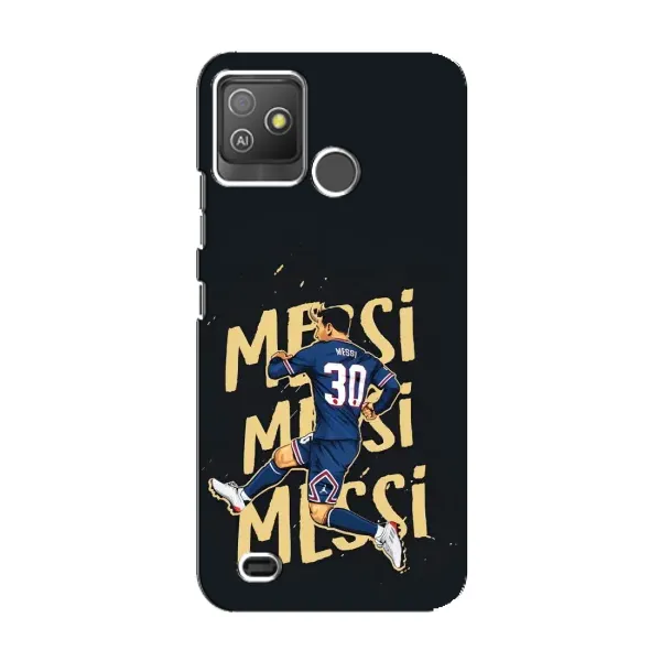 Чохол з принтом «Messi ПСЖ» для TECNO Pop 5 GO
