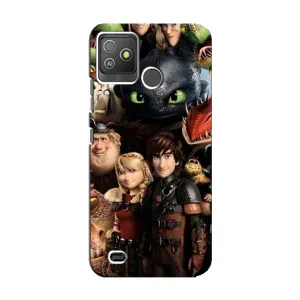 Чохол як приборкати дракона на Tecno Pop 5 GO (Персонажі дракона)
