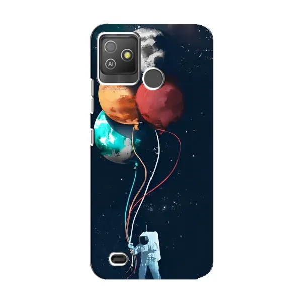 Чохол з принтом «Планети кульки» для TECNO Pop 5 GO