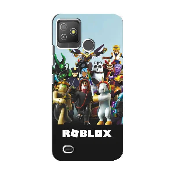 Чехол с принтом «ROBLEX» для TECNO Pop 5 GO