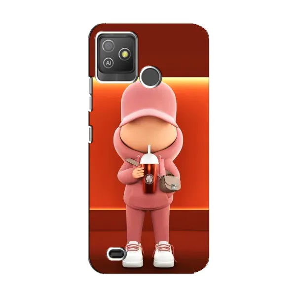 Чехол с принтом «С Кофе» для TECNO Pop 5 GO