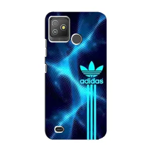 Чохли Адидас для Tecno Pop 5 GO (AlphaPrint) (Синій Адідас)