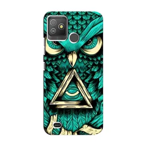 Чехол с принтом «Сова с глазом» для TECNO Pop 5 GO