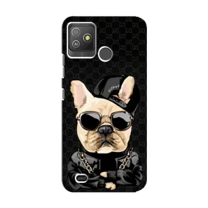 Чохли з крутими принтами для Tecno Pop 5 GO - (PREMIUMPrint) (Стильна собака)