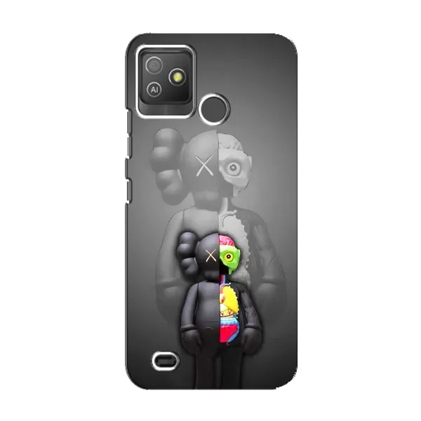 Чохол з принтом «Тіло Bearbrick» для TECNO Pop 5 GO