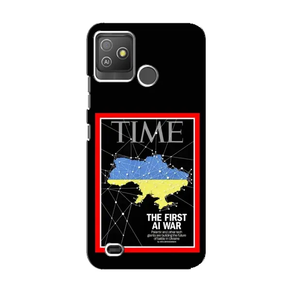 Чехол с принтом «TIME Ukraine» для TECNO Pop 5 GO