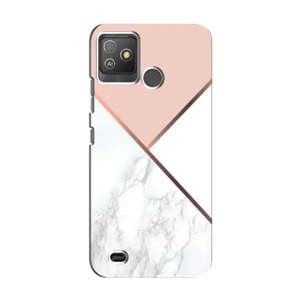Чехол с принтом «Тройной мрамор» для TECNO Pop 5 GO