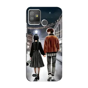 Чохол з дизайном Венздей 2 на Tecno Pop 5 GO (Венздей та Тайлер)