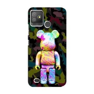 Чохли для Tecno Pop 5 GO - Bearbrick Louis Vuitton (PREMIUMPrint) (Яскравий Bearbrick)