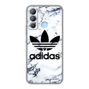 Чохли Адидас для TECNO Pop 5 LTE (AlphaPrint) (Адідас на мраморі)