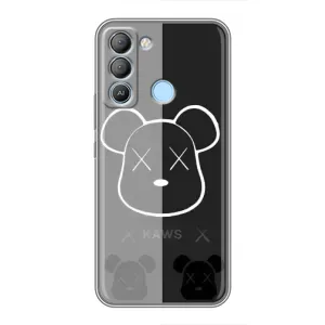Чохли для TECNO Pop 5 LTE - Bearbrick Louis Vuitton (PREMIUMPrint) (БеарБрік очі)