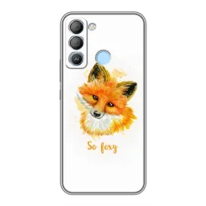 Чохли з картинкою Лисичка для TECNO Pop 5 LTE (VPrint) (Дівчинка Лиса)